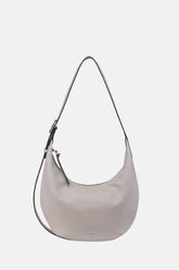 Crescent Shoulder - Hobo Bag - Ecru White / One Size