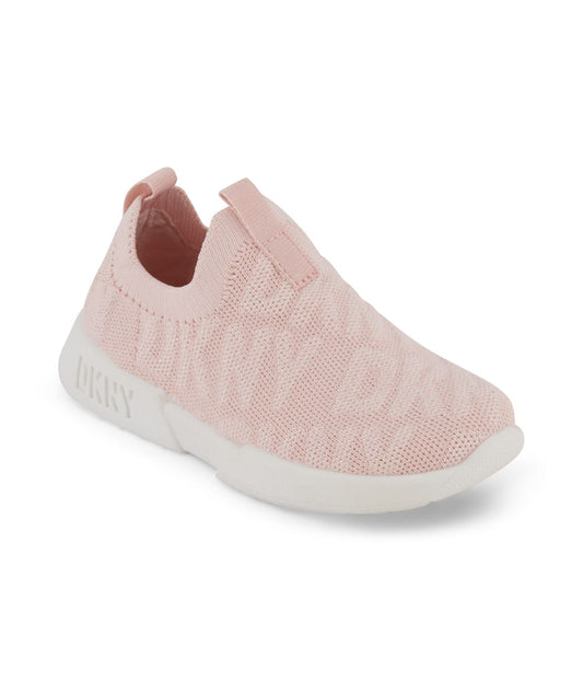 Slip On Sneaker With Repeat Logo Rose Pink