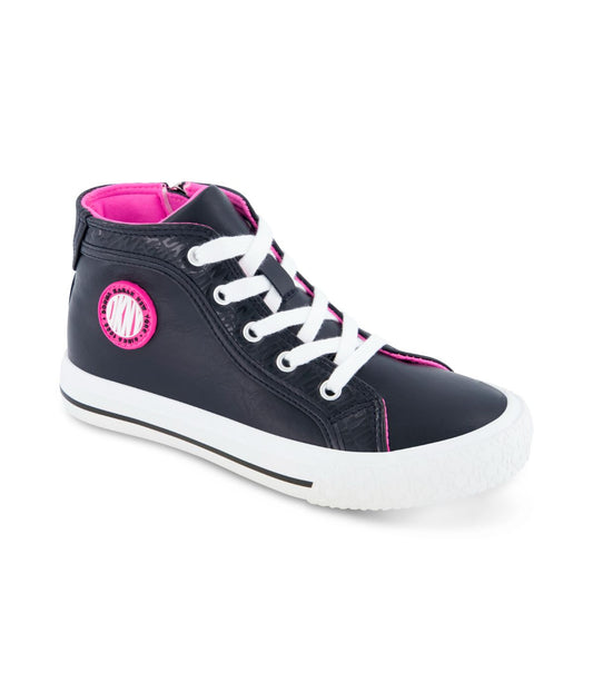 High Top With A Pop Logo Black