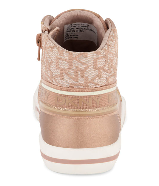 High Top With Repeat Logo Collar Taupe