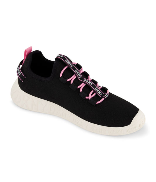 Slip On Sneaker With Color Pop Detail Black