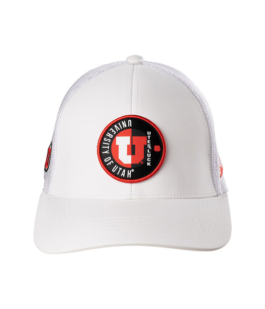 White / Utes / University Of Utah Logo
