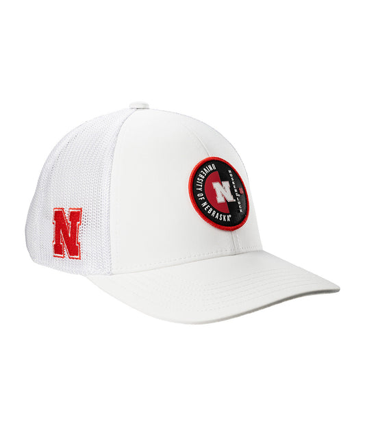 White / University Of Nebraska Logo
