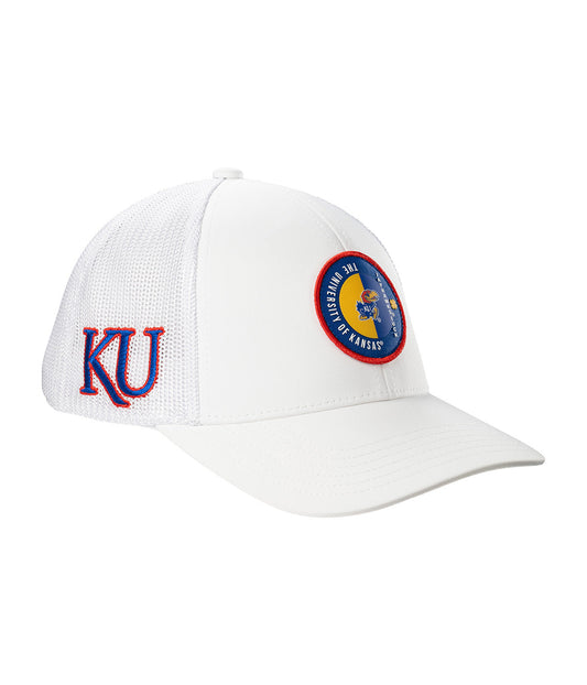 White / University Of Kansas Logo
