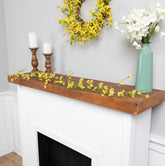 5' X 2" Green and Yellow Artificial Spring Floral Garland - Unlit