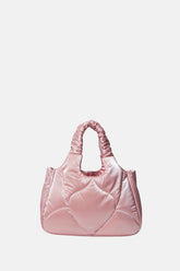 Oryany - Half Moroccan Padding Crossbody Medium Satchel Handbags - Dusty Pink / One Size