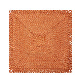 Loopy Abaca 14" Square Placemat - Set of 4
