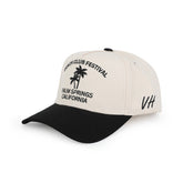 Vintage Havana Trucker Hat for Women & Men – Black & Tan Adjustable Cap – Embroidered "Beach Club Festival"