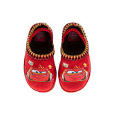 Disney Cars Snow Boys Slippers Lightning Mcqueen Boots Faux Fur Winter Mules Cozy Warm House Shoes (Toddlers)