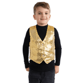 Gold Sequin Vest - Kids