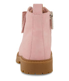 Daria Oversized Bow Ankle Boot Blush