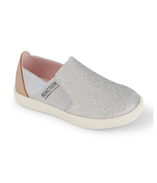Ang Stretch Slip On Sneaker Silver