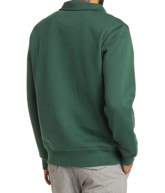 Quarter Zip Luxe Fleece Pullover Green