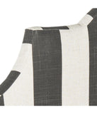 Hallmar Stripes Headboard Black/White