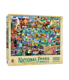 National Parks of America - Map Puzzle: 1000 Pcs Multi