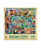 National Parks of America - Map Puzzle: 1000 Pcs Multi