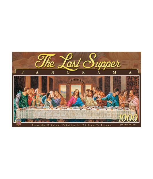 The Last Supper Panorama Puzzle: 1000 Pcs Multi