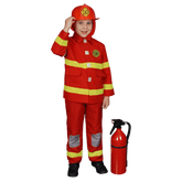 Red Firefighter Costume - Kids