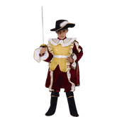 Red Noble Knight Costume - Kids