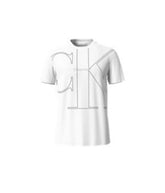 Short Sleeves Chest Monogram Crew