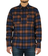 Long Sleeves Linear Ombre Flannel Shirt