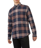 Long Sleeve Oversized Brushed Check Buttondown Shirt