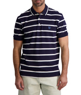 Chaps Men's Interlock Stripe Polo