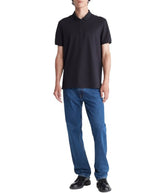 Ss Tech Zip Polo Black