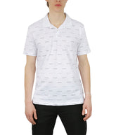 Short Sleeves Allover Print Polo