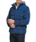 Hooded Faux Memory CF Puffer With Jersey Bib and Hood
