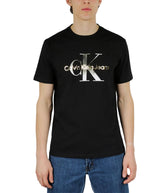 Short Sleeves Gold/Silver Metallic Monogram Tee