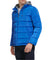 Hooded Faux Memory CF Puffer With Jersey Bib and Hood