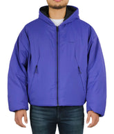 Long Sleeves Front Zipper Hood Puffer Jacket