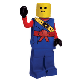 Toy Block Ninja Costume - Blue - Kids