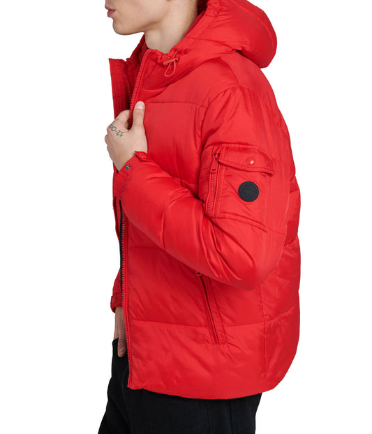 Erik 27" 100% Recycled Hooded Hipster Racing Red
