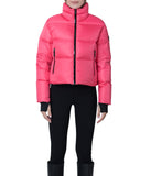 Evo 20.5" Recycled Nylon Ripstop Cropped Jacket Coral Pink