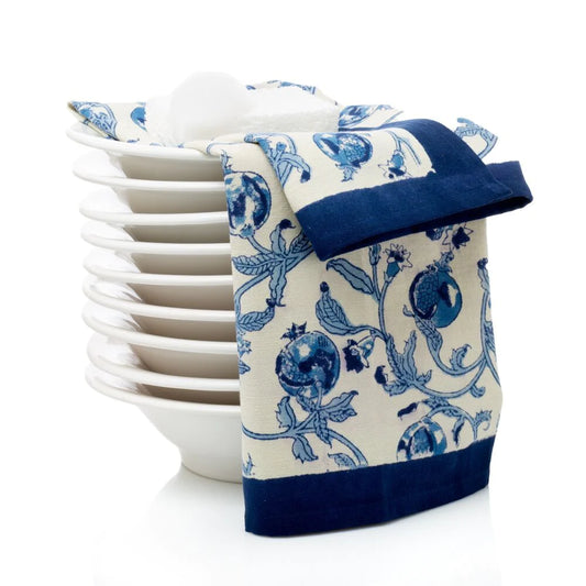 Granada Blue Tea Towels Set of 3
