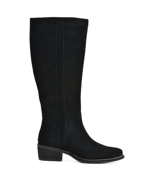 Altitude Tall Wide Calf Boots Black/Suede