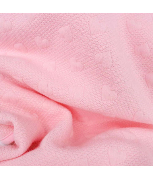 Pink Knit Blanket Pink