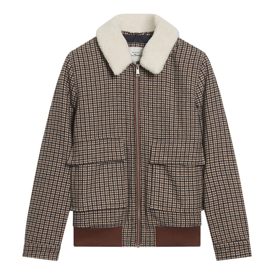 Heritage Check Wool with Embroidered Logo