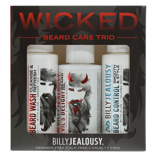 Wicked Trio Kit - Beard Wash/beard Control/devil Delight Oil