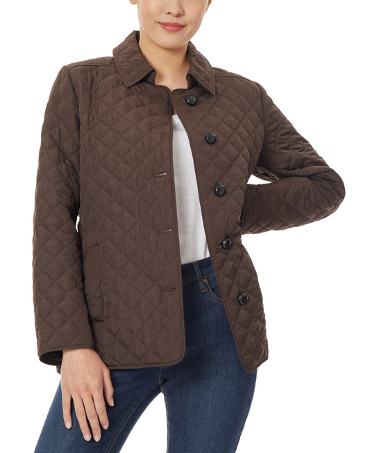 5 Button Quilted Coat