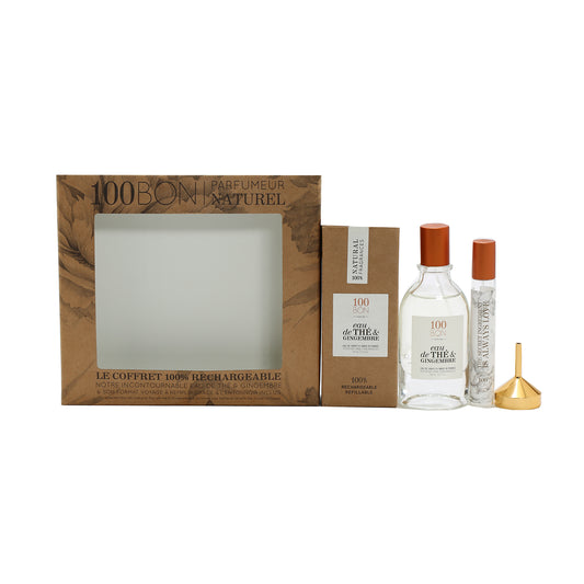 Eau De The & Gingembre 100% Natural Fragrance Set Duo With Funnel