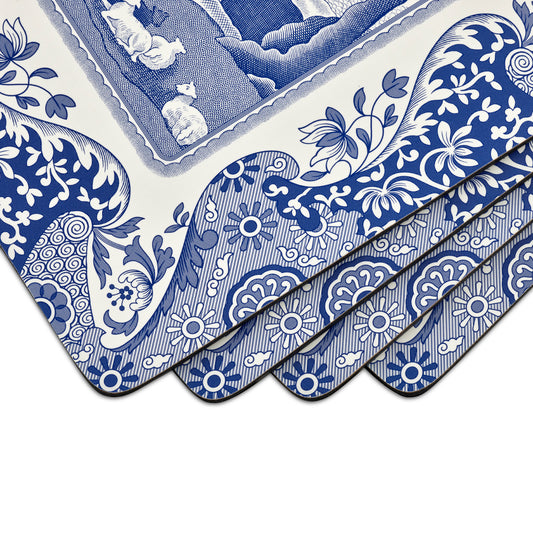 Blue Italian Placemats Set of 4