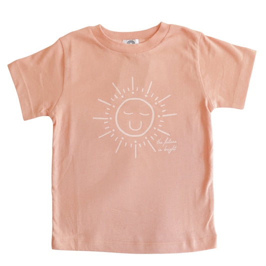 The Future is Bright Cotton Kids T-Shirt