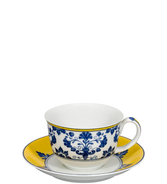 Castelo Branco Tea Cups & Saucers Set of 4