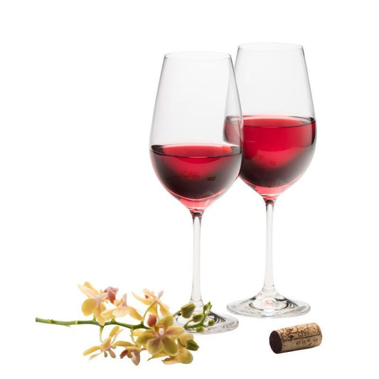 Elegance Red Wine Glasses Set of 2