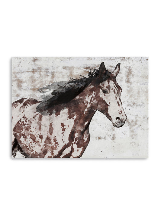 Winner Horse III Canvas Art Print