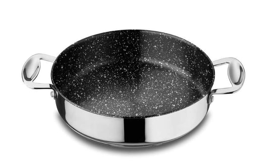 Glamour Stone Sauté Pan 2 Handles with Lid