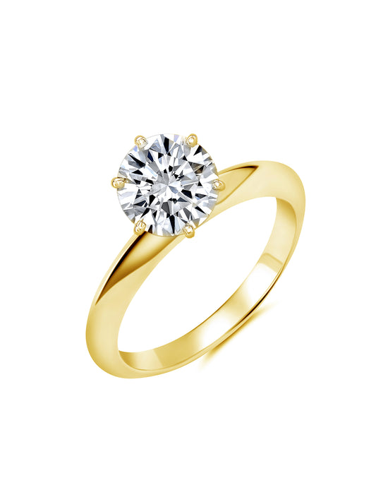 Classic Brilliant Solitaire Ring Finished